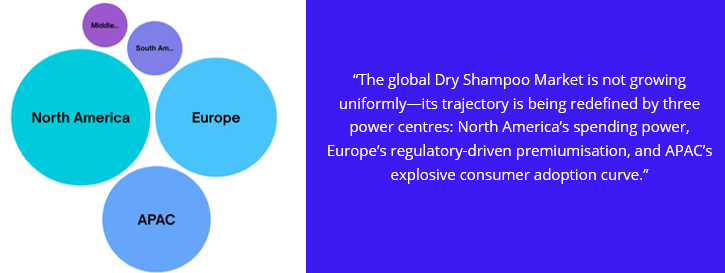 Dry Shampoo Market Regional Share (2024) Dry Shampoo Market Regional Share (2024): North America, Europe, Asia-Pacific, LATAM, MEA